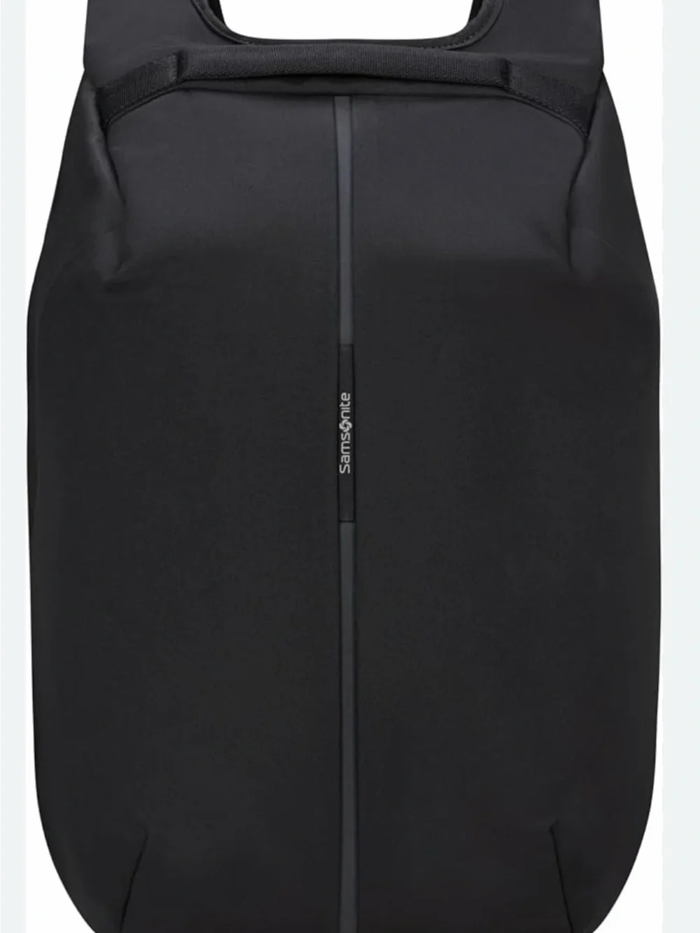 Samsonite Black Backpack with Reflective Center Stripe